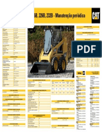 Minicarregadeira 216B, 226B, 232B - Manutenção periódica (até