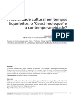 SECUNDO.  ‘Ceará Moleque’ e a Contemporaneidade