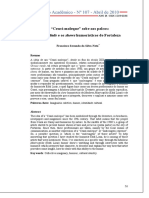 SECUNDO. O "Ceará Moleque" Sobe Aos Palcos