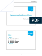 Operaciones Aritmeticas Digitales PLC PDF