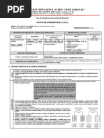 Sesión de Aprendizaje II BIMESTRE N13 Viernes 08 de Junio