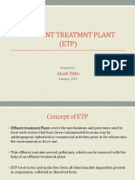 Effluent Treatmnt Plant (ETP) : Akash Tikhe