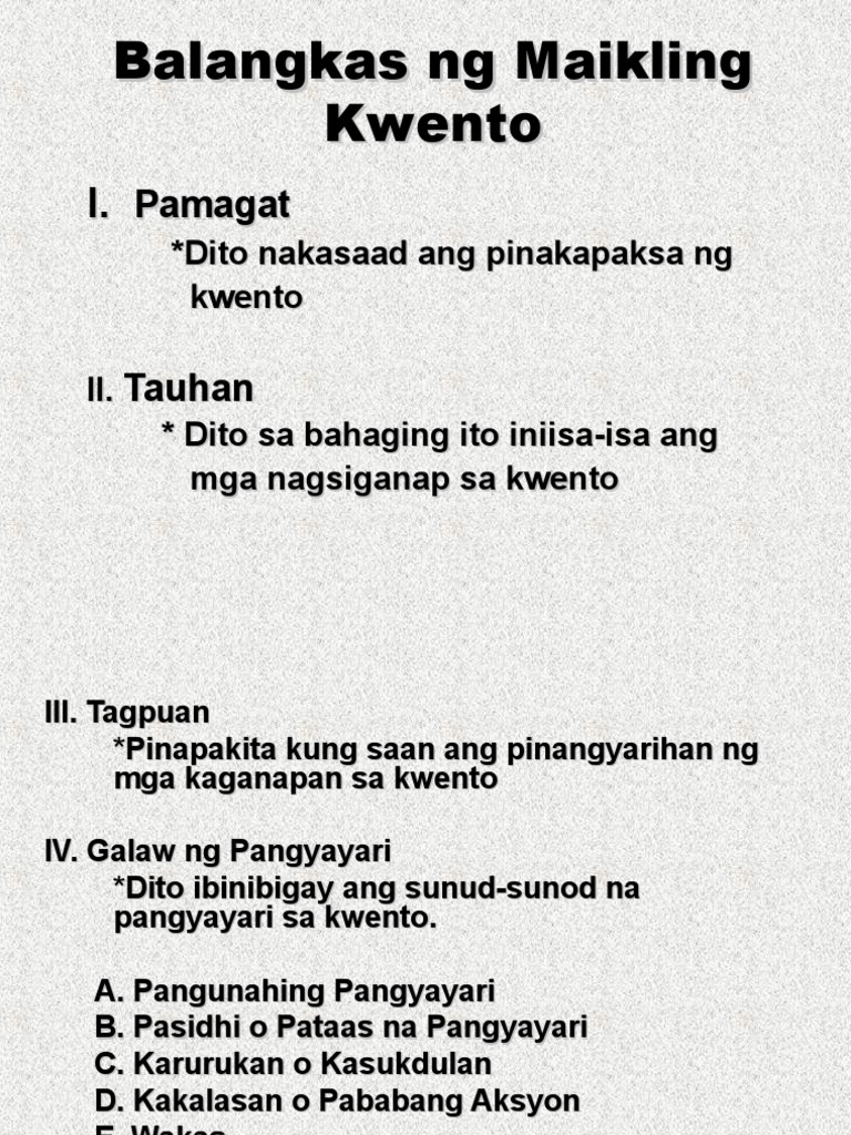 Halimbawa Ng Balangkas Ng Kwento - Mobile Legends