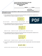 Algebra 9° Periodo 2