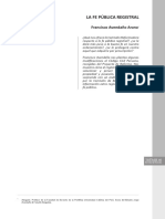 La Fe Pública Registral PDF