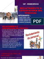 Reclutamiento Convocatoria Personal