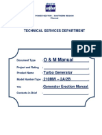Generator Erection Manual THW 210 2A 2B