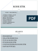 KODE ETIK Presentasi