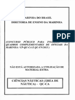 Marinha 2015 Quadro Complementar Segundo Tenente Eletronica e Sistemas de Armas Ciencias Nauticas Prova