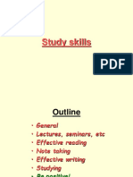 2008 Study Skills
