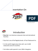 Presentation On PIZZA HUT