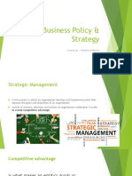 Business Policy & Strategy: Instructor: Katherine Molina
