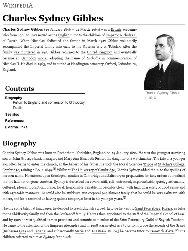 Charles Sydney Gibbes Wikipedia PDF