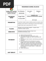 Prosedur Pengiriman Sampel Rujukan