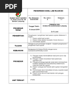 Pengeluaran - Pengiriman Hasil Lab Rujukan