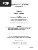 bac 2018 Washington LV2 anglais ES L S 