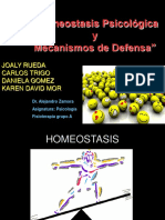 Homeostasis y Los Mecanismo de Defensa