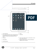 HP TouchPad FB356UT Tablet Quick Specs PDF