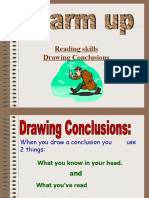 Reading Skills Drawing Conclusions