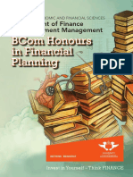 BCom Hons_Fin Plan