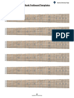 Blank Fretboard Template PDF