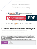 A Complete Tutorial On Time Series Modeling in R PDF