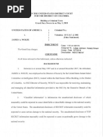 James Wolfe Indictment - June 2018