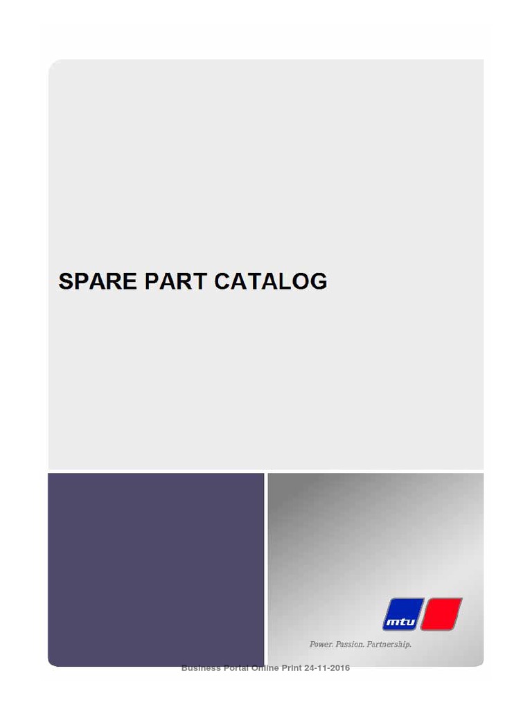 Claymore Parts Catalogue Serial No.5362010804 EN PDF Turbocharger