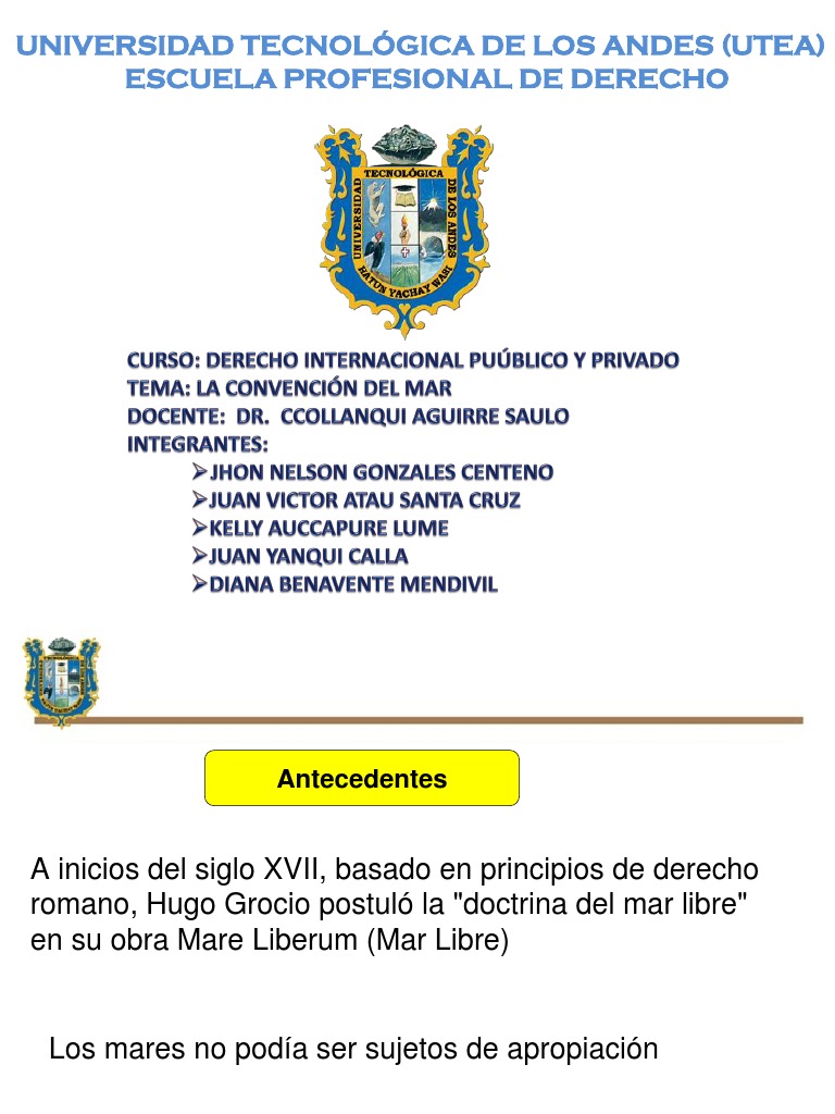 CONVEMAR | PDF | Aguas territoriales | Convención de las Naciones ...