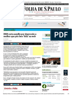 INSS Corta Auxílio Por Depressão a Mulher Que Pôs Foto 'Feliz' Na Web - 06-06-2015 - Mercado - Folha de S