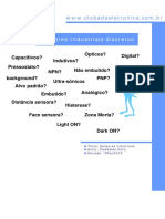 Sensores industriais: principais tipos e aplicações