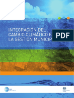 Integracion Del Cambio Climatico en La Gestion Municipal