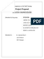Mashio Sojourner: Project Proposal