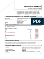 Hoja Datos de Seguridad