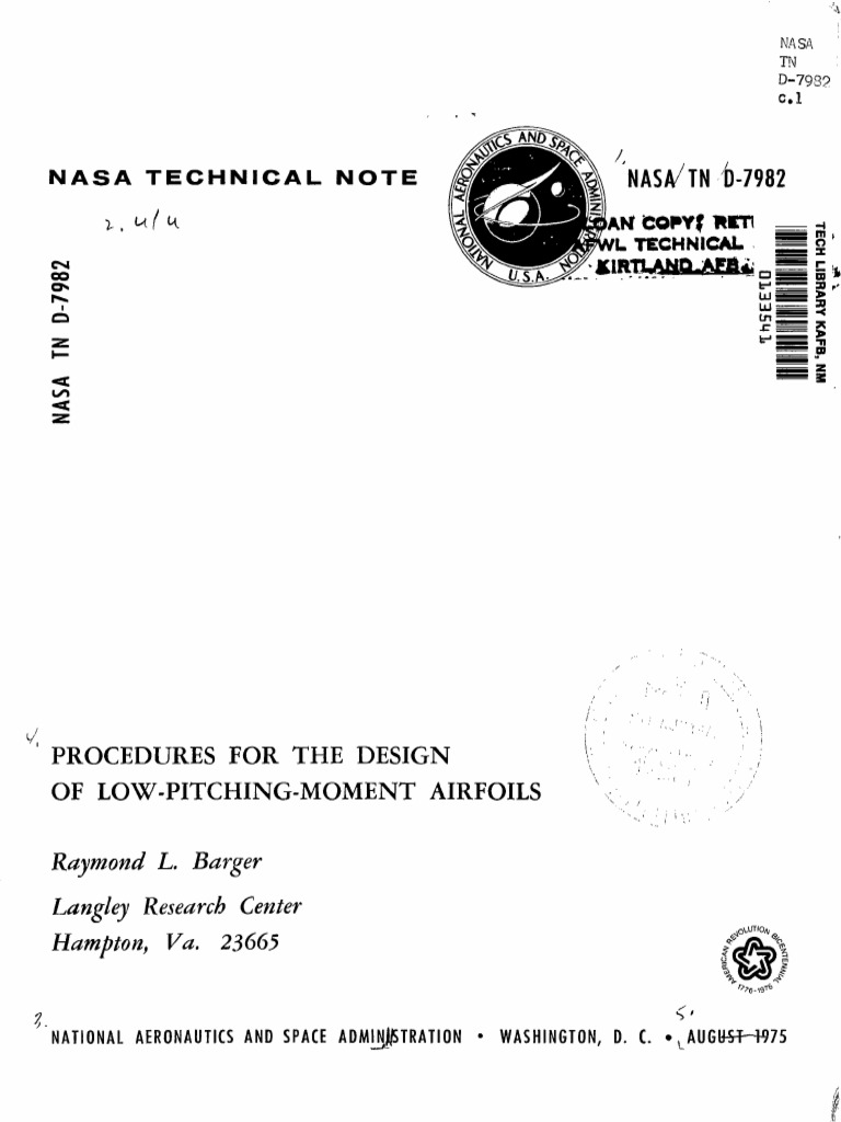 Designing Low-Pitching-Moment Airfoils | PDF | Lift (Force) | Airfoil