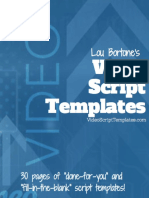 Video Script Templates