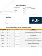 Formato de Evaluación Física e Historial Clinico