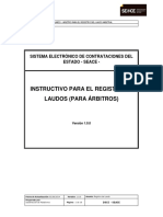 SEACE - Manual de Registro de Laudos PDF