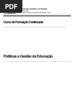 Politicas e Gestão Da Educação