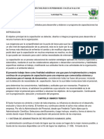 Investigar Los Diferentes Métodos para Desarrollar y Elaborar Un Programa de Capacitaciones Las Organizaciones