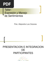 Taller Manejo de Emociones