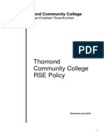 Relationships & Sexuality Education (RSE) Policy