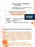 Arquitectura Del Renacimiento