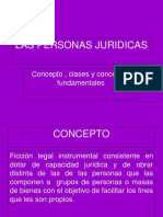 Personas Jurídicas - Conceptos Generales