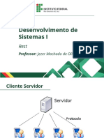 Desenvolvimento de Sistemas I - REST e Protocolos Cliente/Servidor