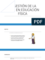 Gestio de La Clase de Educ. Fis.