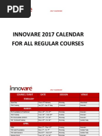 2017 Calendar Innovare