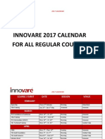 2017 Calendar Innovare