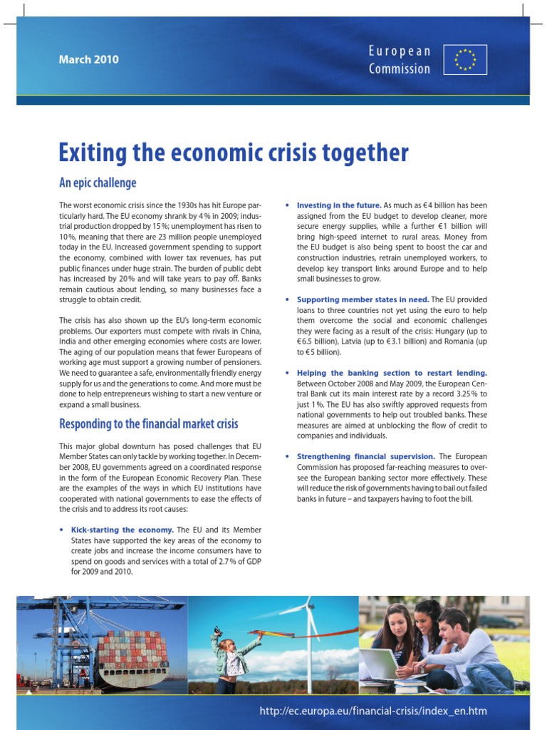 EU Economic Recovery Strategies 2010 | PDF | European Union | Financial ...