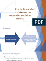 Presentación UnADM Percepción Calidad Sistemas Salud México